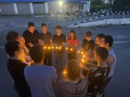 Международная акция "Огненные картины войны"